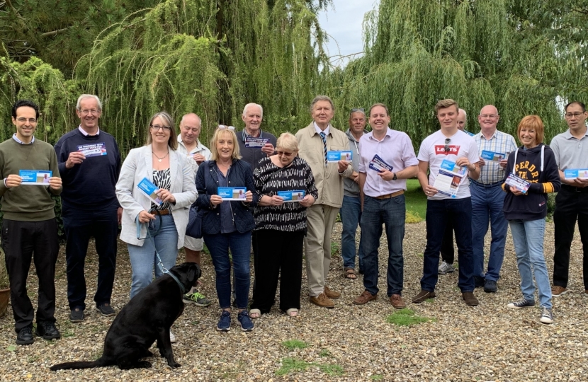 Charlie Dewhirst and Campaign Team