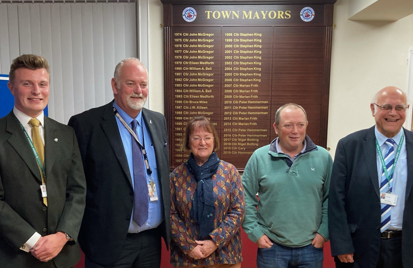 Jonathan Evison PCC, Cllr Leo Hammond, Cllr Paul West, Cllr Kay West, Cllr David Sykes, Cllr David Rudd 