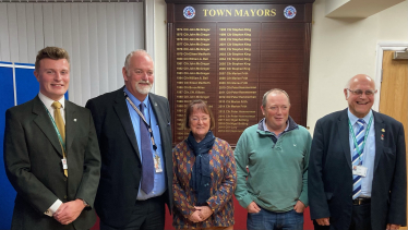 Jonathan Evison PCC, Cllr Leo Hammond, Cllr Paul West, Cllr Kay West, Cllr David Sykes, Cllr David Rudd 