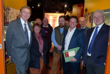 Sir Greg Knight, Cllr Kay West and Nigel Huddleston MP